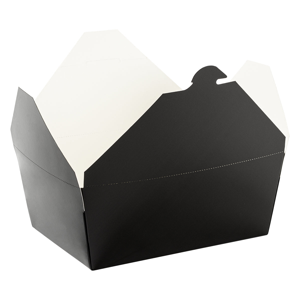 75 oz Paper Food Box | Black | #4 Size