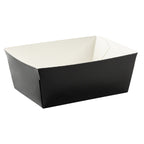 75 oz Paper Food Box | Black | #4 Size