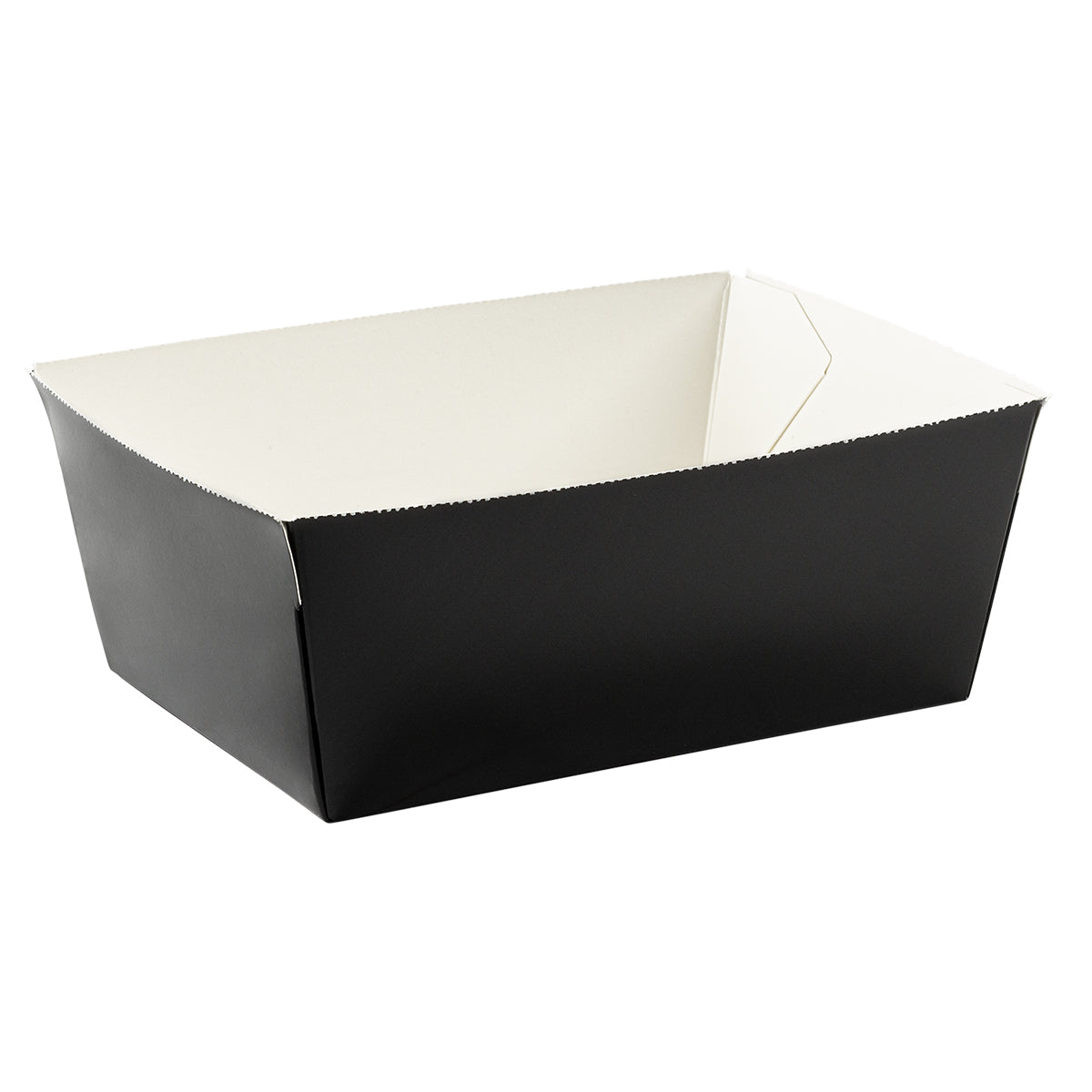 75 oz Paper Food Box | Black | #4 Size