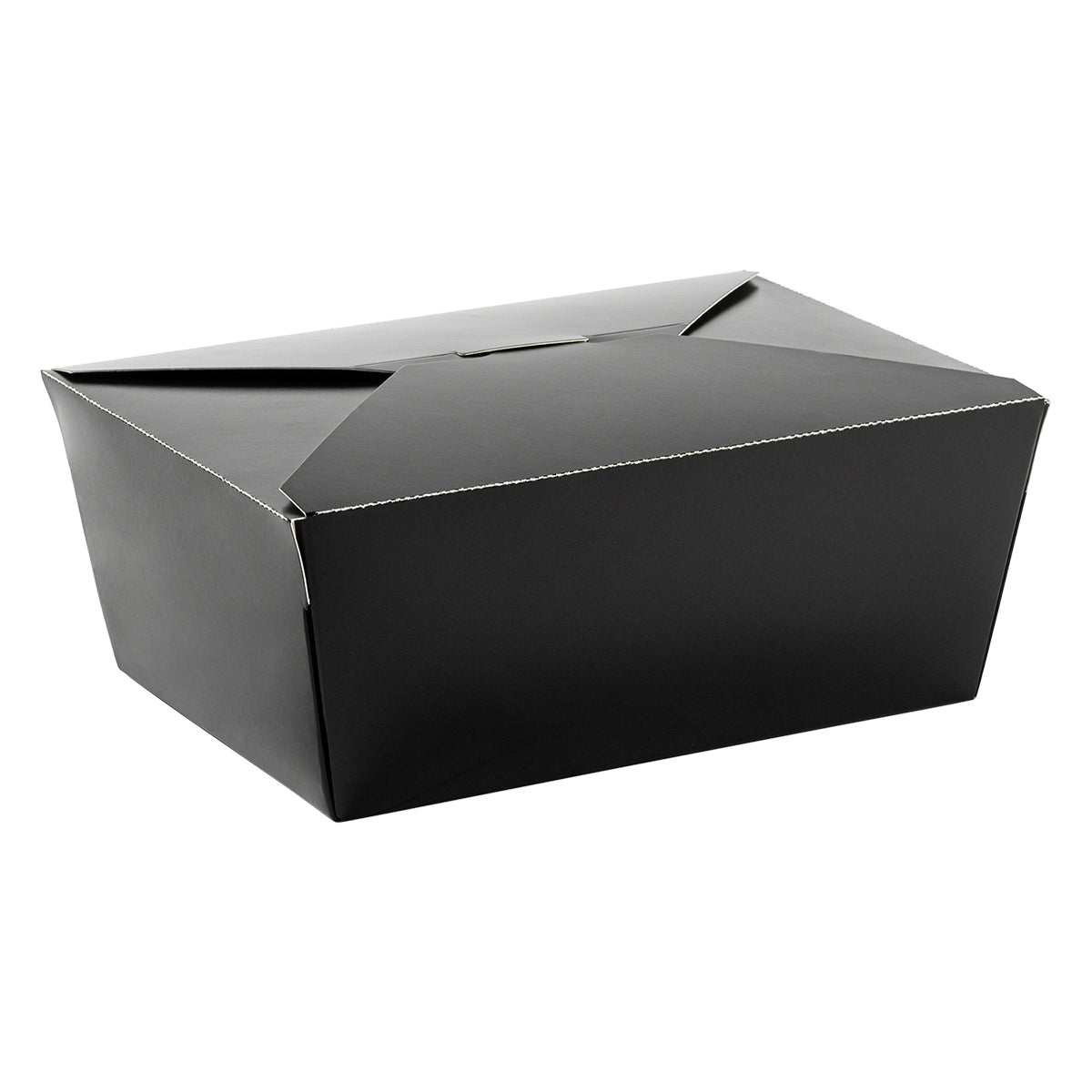 75 oz Paper Food Box | Black | #4 Size