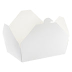 56 oz Paper Food Box | White | #3 Size