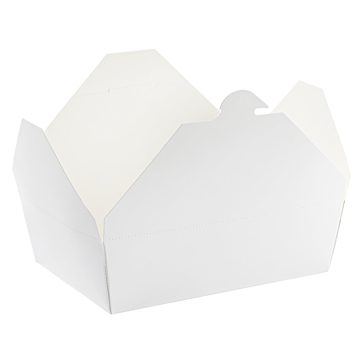56 oz Paper Food Box | White | #3 Size