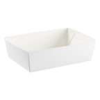 56 oz Paper Food Box | White | #3 Size