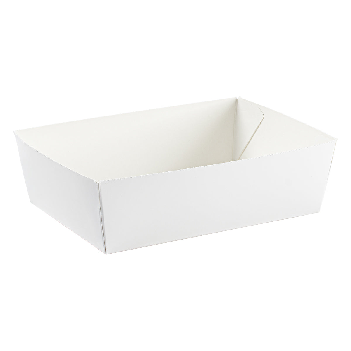 56 oz Paper Food Box | White | #3 Size