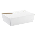 56 oz Paper Food Box | White | #3 Size