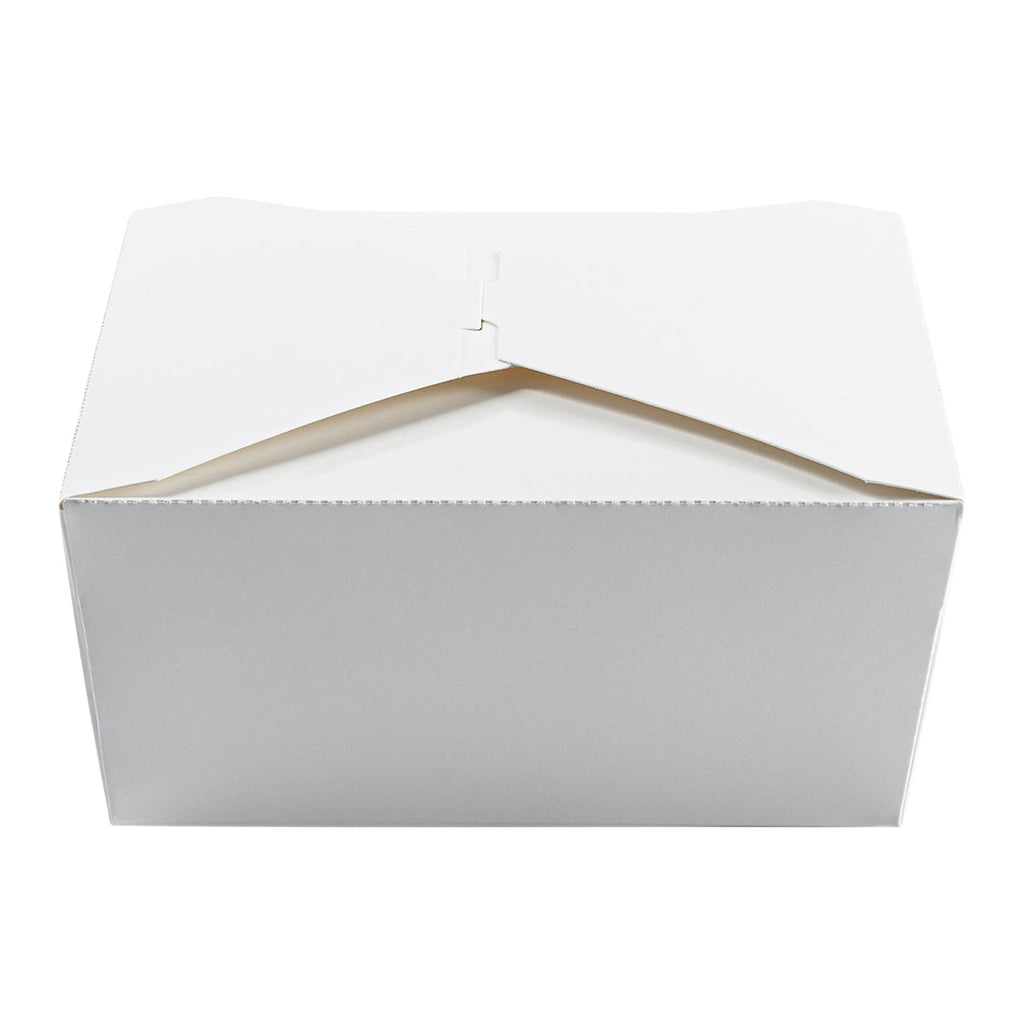 56 oz Paper Food Box | White | #3 Size