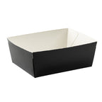 29 oz Paper Food Box | Black | #8 Size