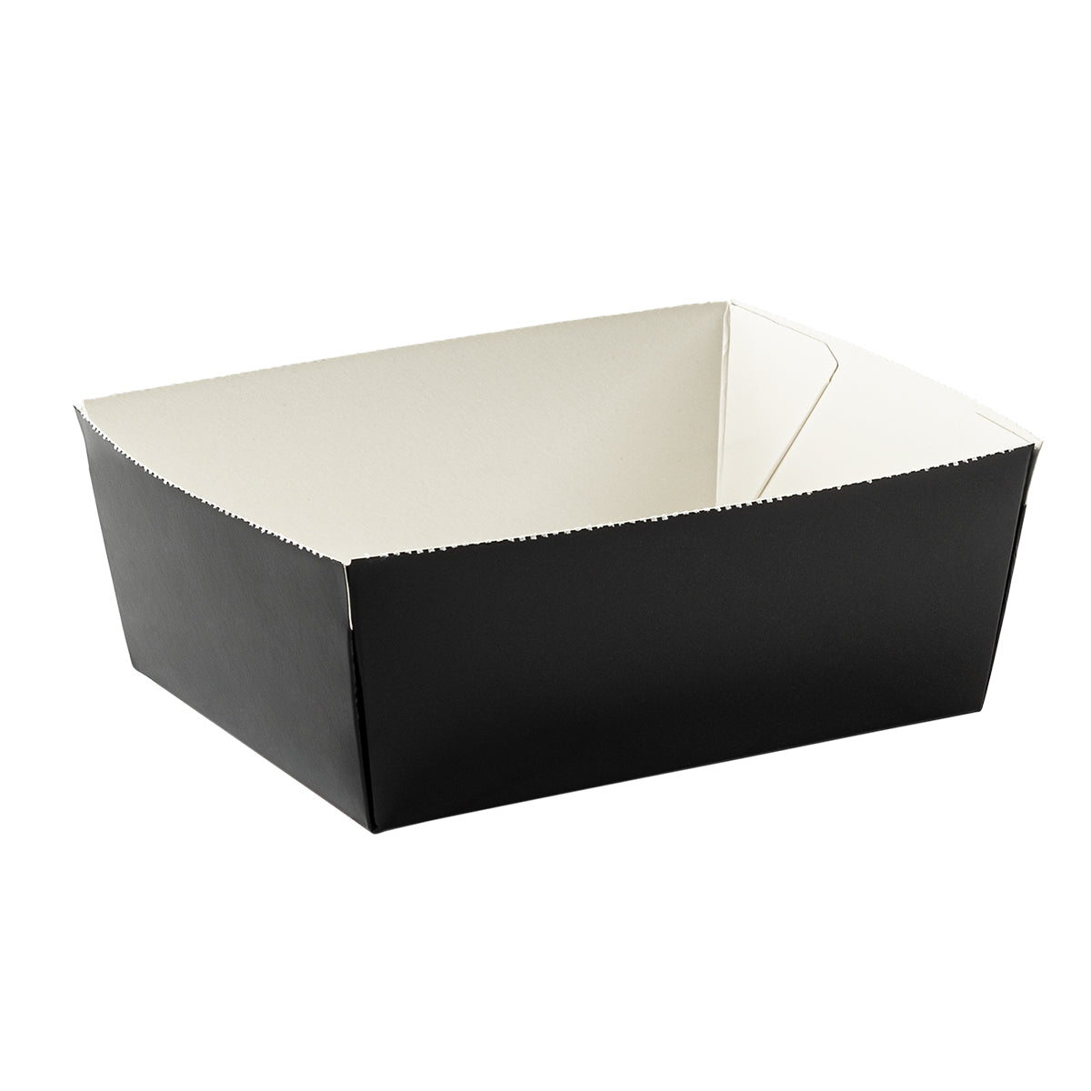 29 oz Paper Food Box | Black | #8 Size