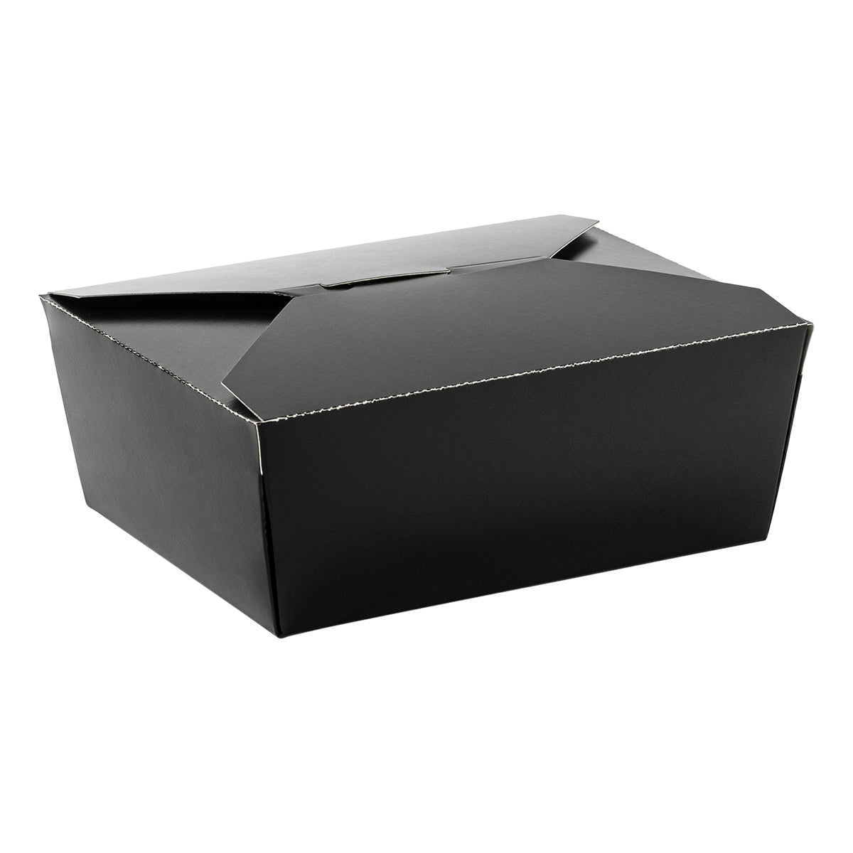 29 oz Paper Food Box | Black | #8 Size