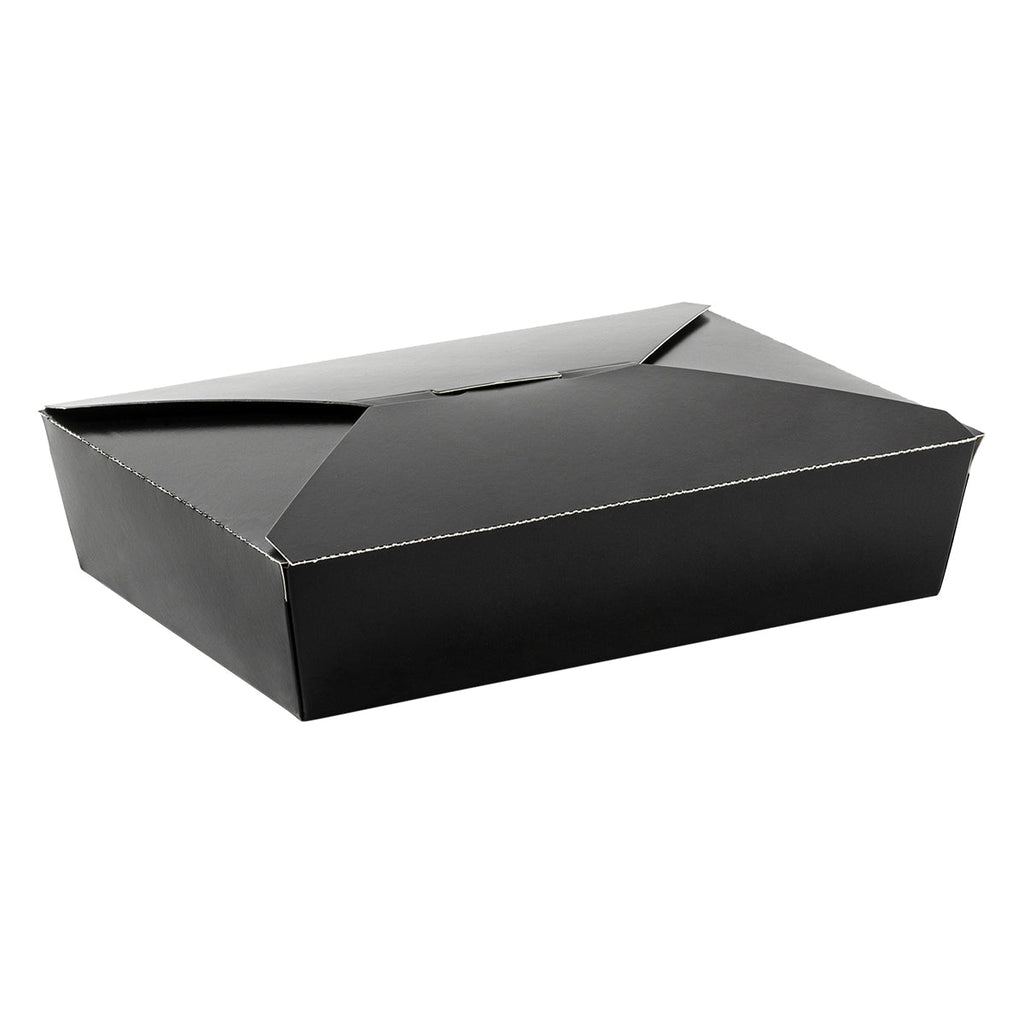 36 oz Paper Food Box | Black | #2 Size
