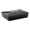 56 oz Paper Food Box | Black | #3 Size