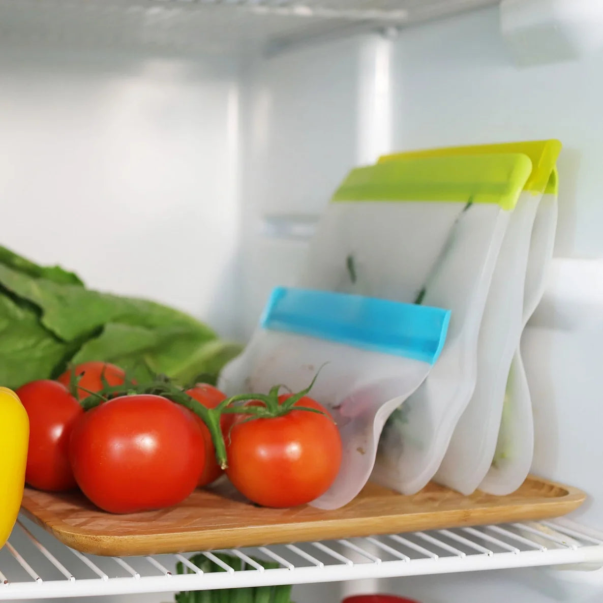 Reusable Food Storage Bags | Set of 8 Reusable Zip Bags