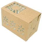1.5 Tall Quart Kraft Produce Container | Reversible & Vented | Compostable & Recyclable