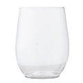16 oz Stemless Goblet | Clear | Recyclable