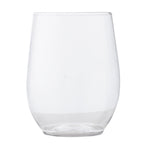 16 oz Stemless Goblet | Clear | Recyclable