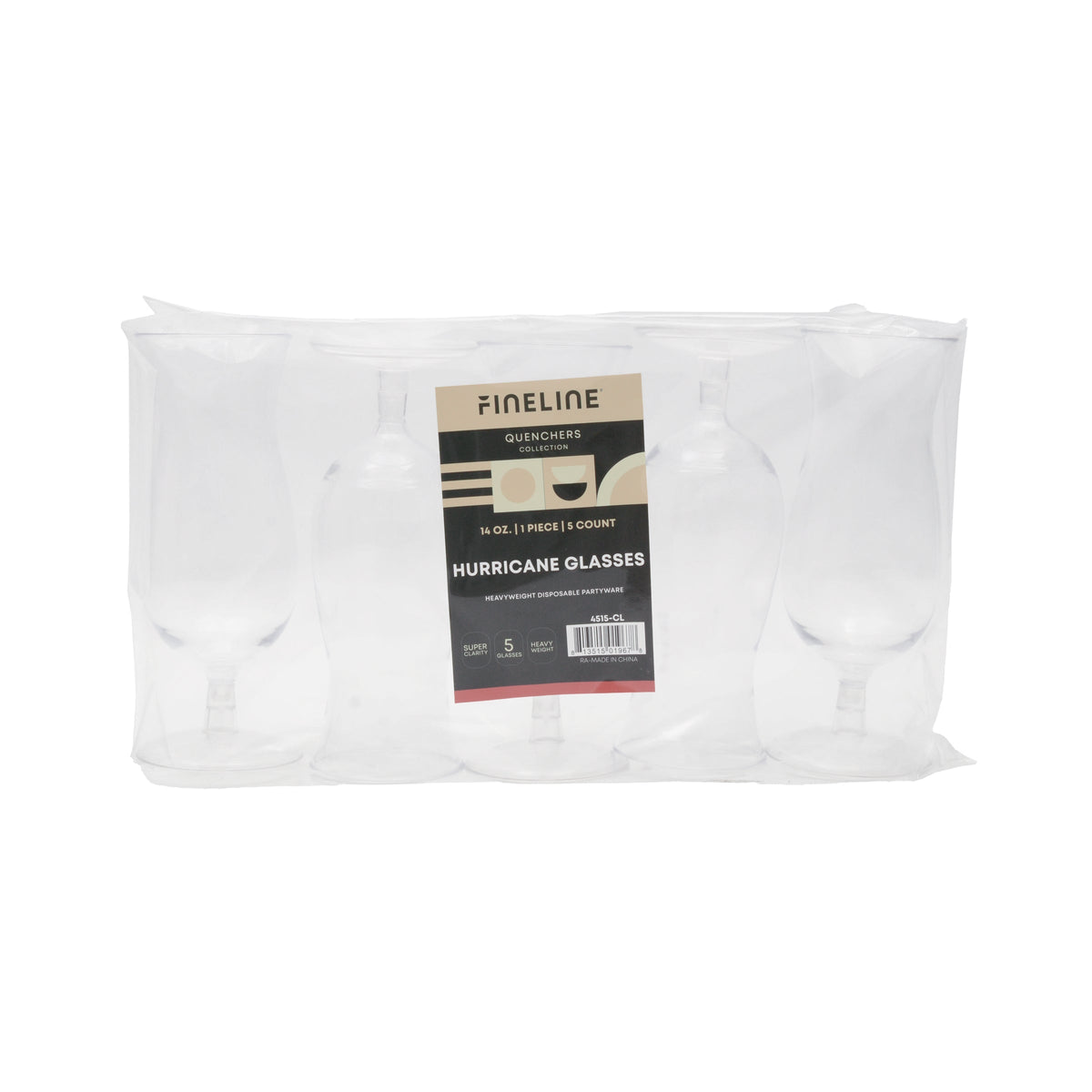 14 oz. Hurricane Glass | Clear | PETE