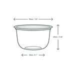 10 oz Bella Pot | Clear PLA | Compostable