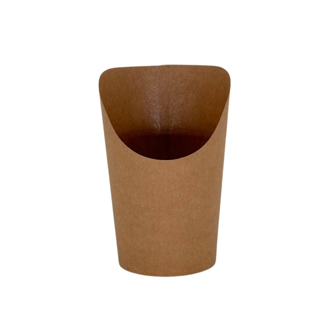 12 oz Paper French Fry Scoop Cup | Compostable