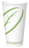 32 oz Compostable Cold Cup | SFI® Paper Cup | PLA Lined | Made in USA