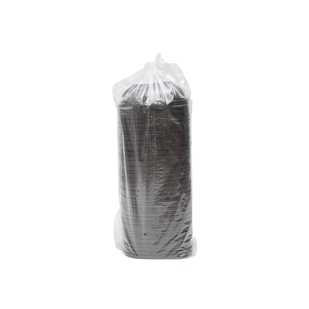 32 oz Medium Square Bowl | Black | PETE