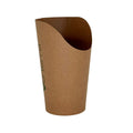 16 oz Paper French Fry Scoop Cup | Compostable