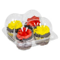 4 Count Cupcake Container | Clear PET