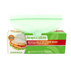 Resealable Sandwich Size Zipper Storage Bags | Compostable