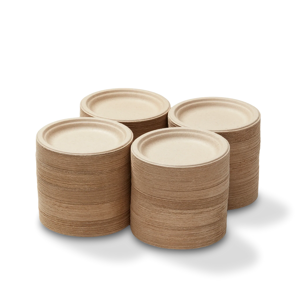 6" Round Plate | No Added PFAS | Compostable Plant Fibers