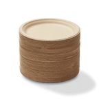 9" Round Plate | No Added PFAS | Compostable Plant Fibers