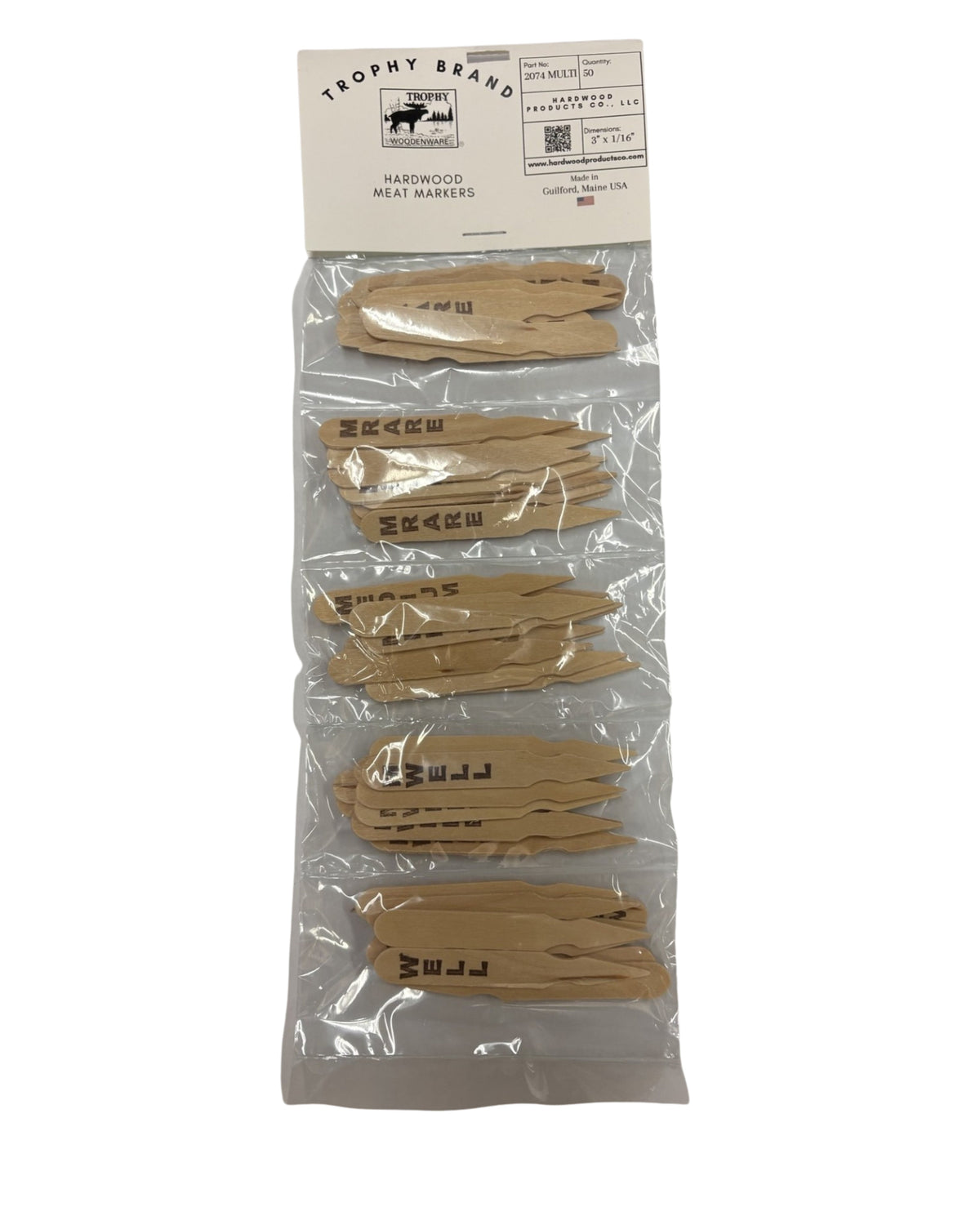 Wooden Steak Markers | Variety Pack | Home Compostable