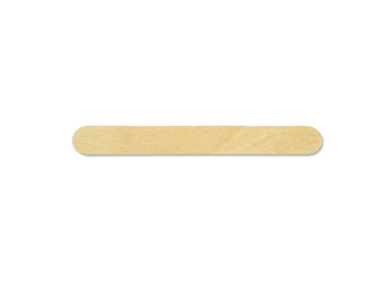 6" x 11/16" x 1/16" Wooden Jumbo Stick | Home Compostable
