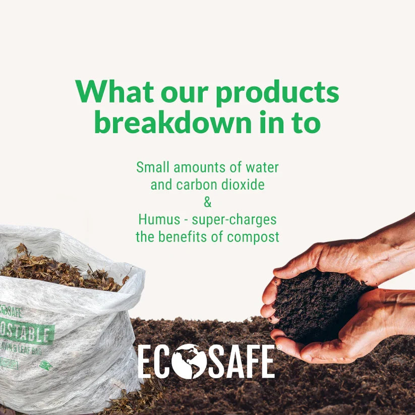 39" x 36" Compostable Lawn and Leaf Bag | 50+ lbs