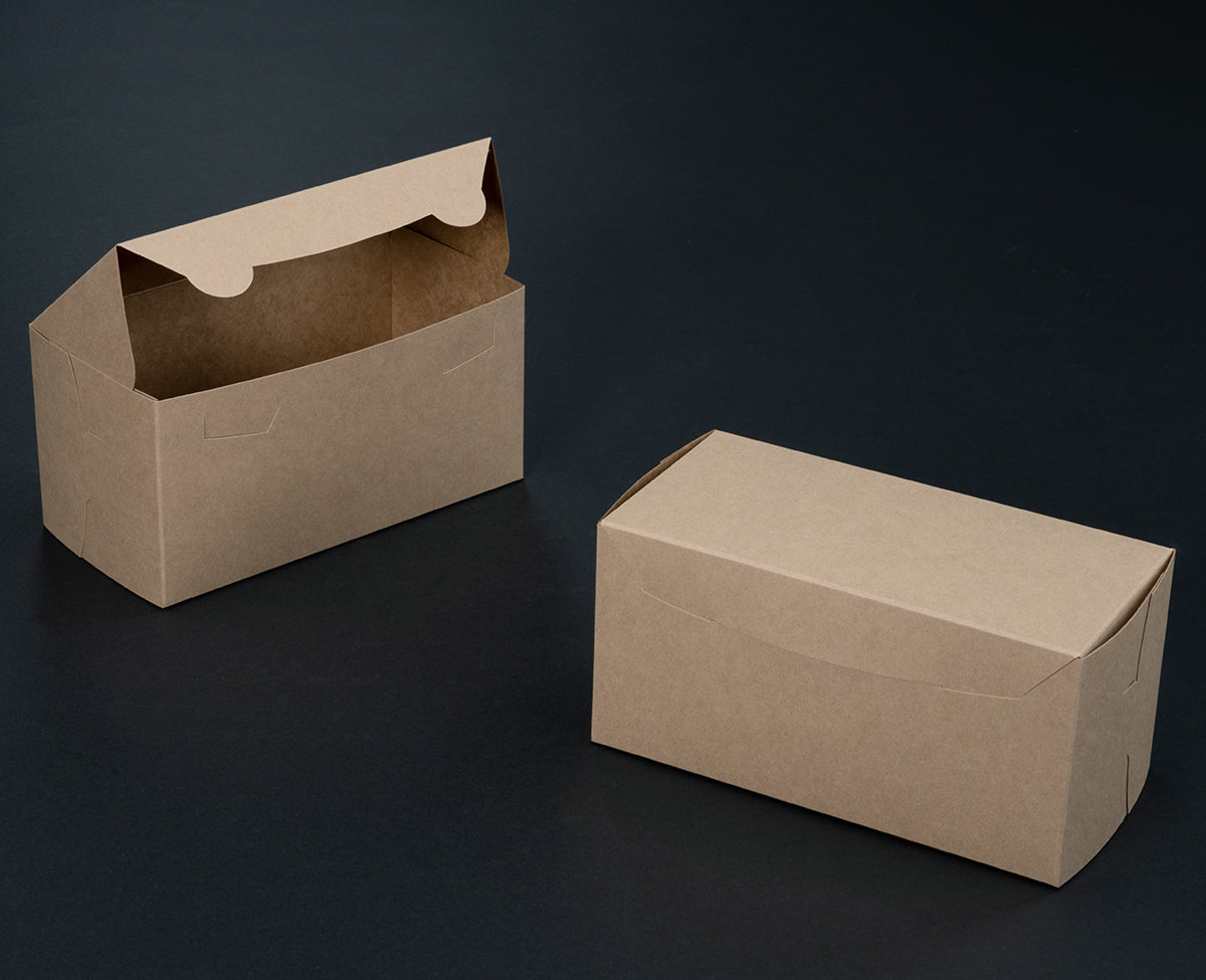 Brown Lock & Tab Bakery Box
