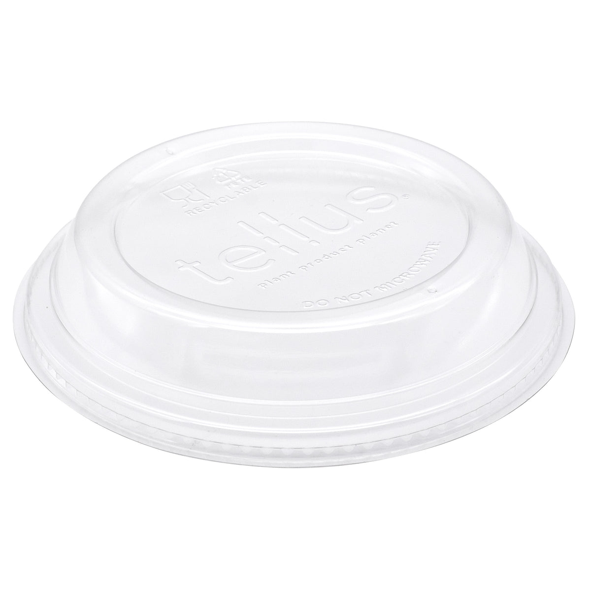 Domed Lid for 24/32 oz. Tellus® Round Bowl | Recyclable | Clear Dome