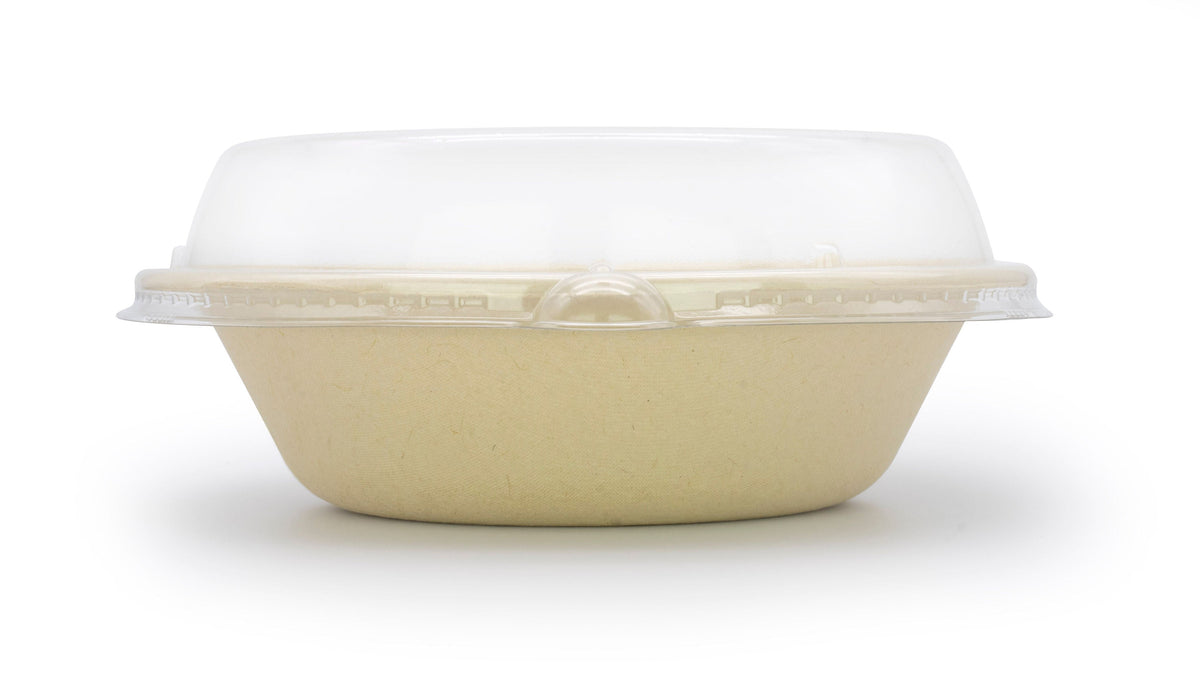 Domed Lid for 24/32 oz. Tellus® Round Bowl | Recyclable | Clear Dome