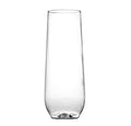 10 oz. Stemless Champagne Flute | Clear | PETE