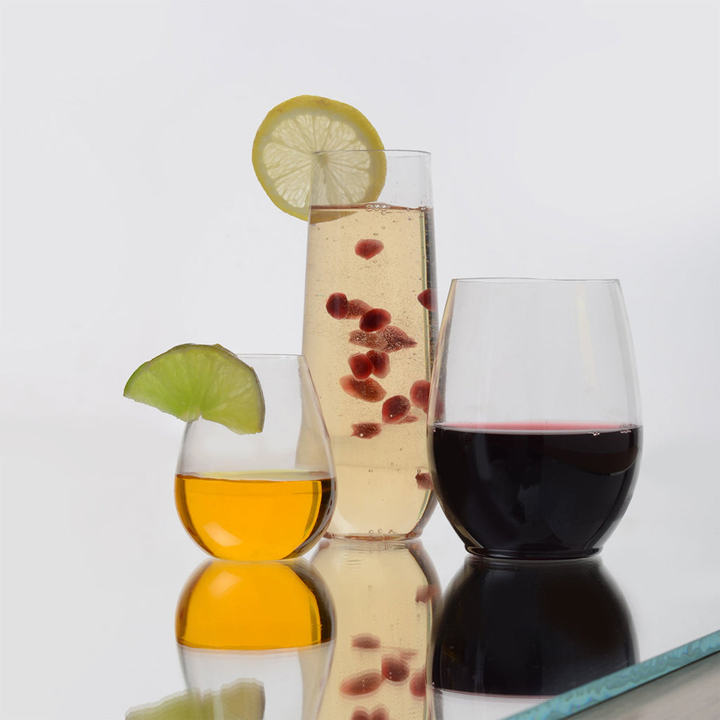 12 oz. Stemless Goblet | Clear | PETE