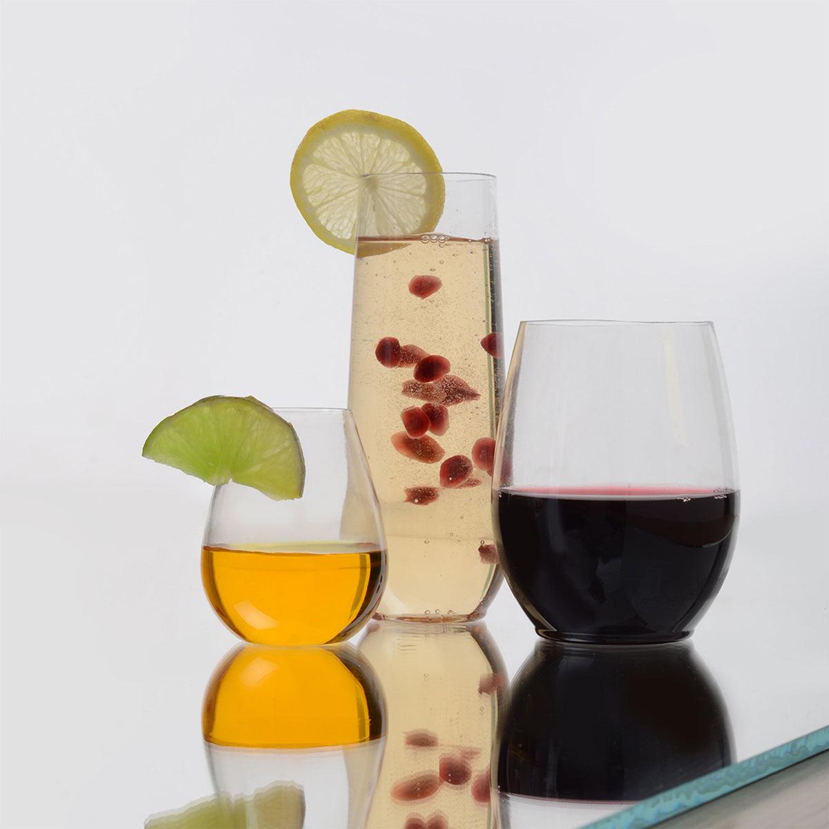 12 oz. Stemless Goblet | Clear | PETE