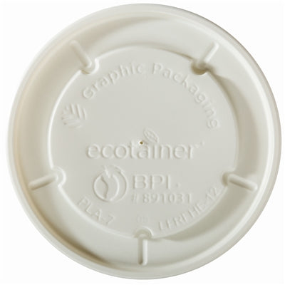Flat Lid for 12 oz ecotainer® Food Container | Compostable