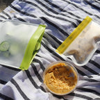 Reusable Food Storage Bags | Set of 5 Flat Storage Bags
