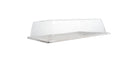 Recyclable Dome Lid for 12" x 7" Rectangular Plate | Clear | Lid Only | Case of 120
