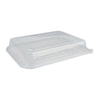 Clear plastic  lid on a white background
