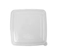 Lid for 9" Fiber Square Tray | Clear PET