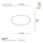 Lid for 8-32 oz Round Deli Container | Compostable PLA