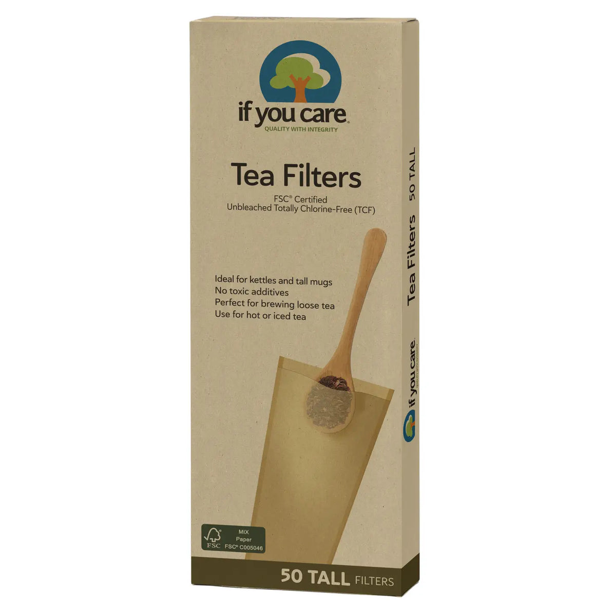 Kettle Tea Filters | Tall | Box of 50 | Disposable