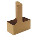 Beverage Carrier with Handle | Kraft | 2 Beverage | Recyclable