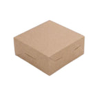 Brown Lock & Tab Bakery Box | 6 x 6 x 2.5 | Kraft | Recyclable