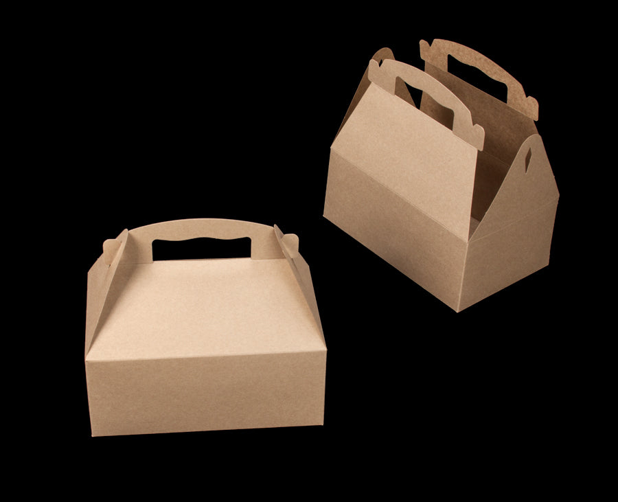 Brown Auto Bottom Gable Top Bakery Box