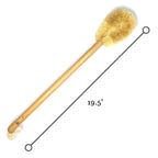 Toilet Brush with Handle| Reusable | Bamboo Handle w/Coconut bristles