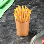 8 oz Paper French Fry Scoop Cup | Compostable